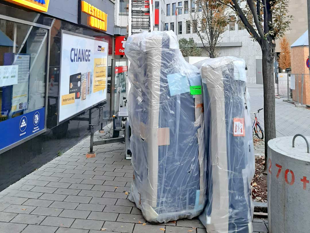 Gewerblicher Umzug nach Pforzheim mit HAMPP